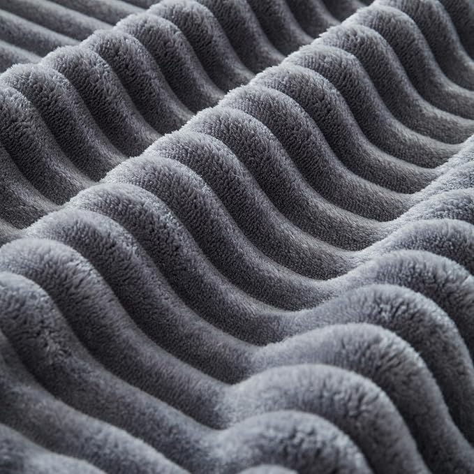 LINSY HOME Sectional Sleeper Sofa with Pull Out Couch Bed - Convertible Plush Corduroy Cloud Couch with Storage Chaise & USB Charging, Comfy L Shaped Modular Couches for Living Room Apartment (Grey)