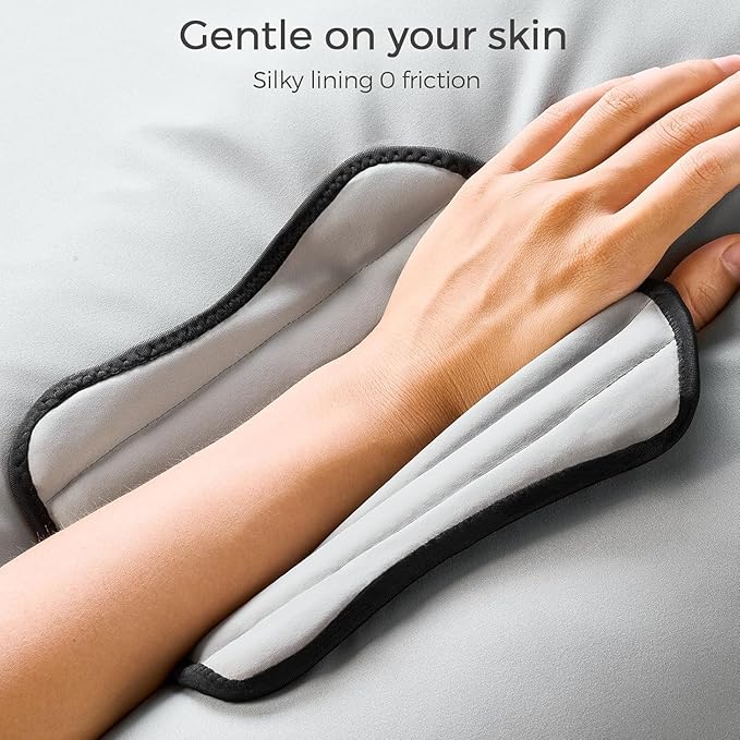 FREETOO Carpal Tunnel Wrist Brace Night Support Fit Right Hand for Work, Pain Relief Wrist Splint for Tendonitis, Sprain, Strain, Rigid Hand Brace for Arthritis for Women and Men (XS, Black/Pink)