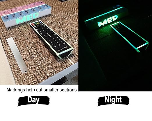 Glow in The Dark Tape - 65 FT X 0.5 Inch Luminous Photoluminescent/Luminescent Emergency Roll Safety Egress Markers Stairs, Walls, Steps, Exit Sign. Glowing Pro Theatre Stage Floor (65 ft X 0.5 inch)