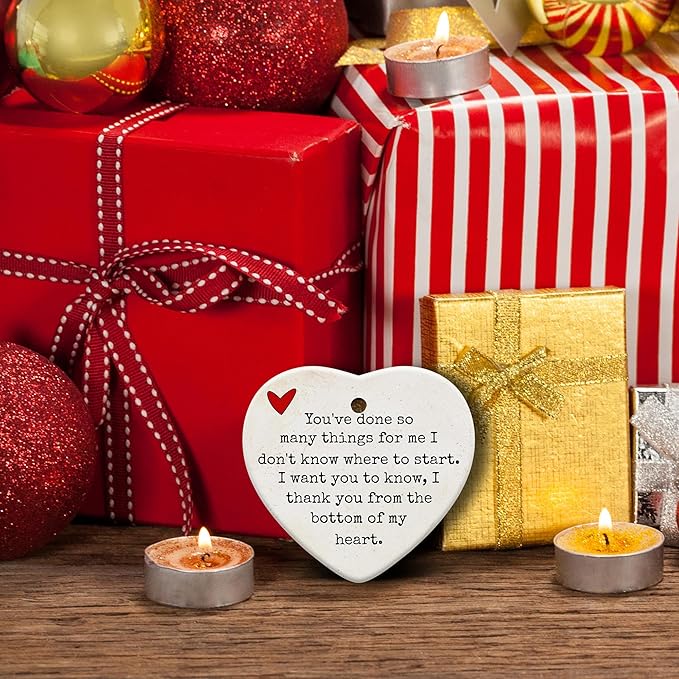 Friendship Gifts for Women, Best Friend, Funny, Work Besties, Sister, Friend Ornaments for Women, Ceramic Christmas Ornaments (Friend 1)