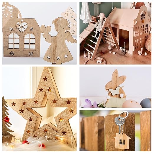 24Pack Basswood Sheets 4x6x1/16 Inch, Basswood for Laser Cutting & Engraving, Thin Plywood Wood Sheets Unfinished Wood for Crafts, DIY Architectural Models, Wood Burning and Painting.