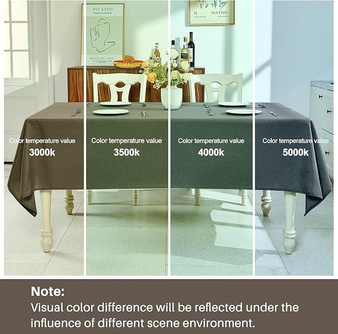 IVAPUPU Textured Linen Table Cloth for Rectangle Tables - Mocha Tablecloths Rectangular Waterproof Wrinkle Free Wipeable Dining Table Cover for Spring Wedding Birthday Kitchen Decor, 52 x 70 Inch