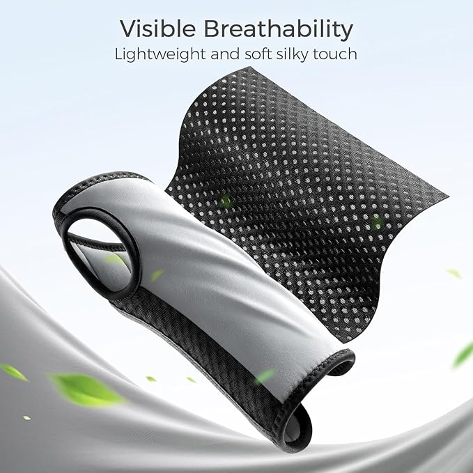 FREETOO Carpal Tunnel Wrist Brace Night Support Fit Right Hand for Work, Pain Relief Wrist Splint for Tendonitis, Sprain, Strain, Rigid Hand Brace for Arthritis for Women and Men (XS, Black/Pink)