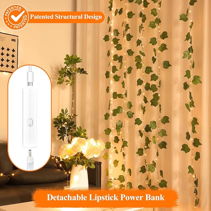 32FT(16 * 2) Fairy Lights Battery Operated String Lights, Twinkle Lights with Timer, Mini LED Fairy Lights for Bedroom, Christmas Decorations, Mason Jars, Wedding, Vine, Table Centerpieces Warm White