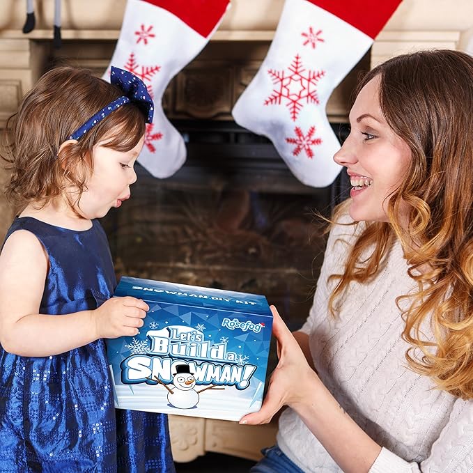 24 Pack Snowman Crafts, Christmas Decoration DIY Kit, Christmas Snowman Gift Bulk, Build a Modeling Clay Snowman Kit with Air Dry Clay Xmas Stocking Stuffers Gift for Party Favors Winter Activities