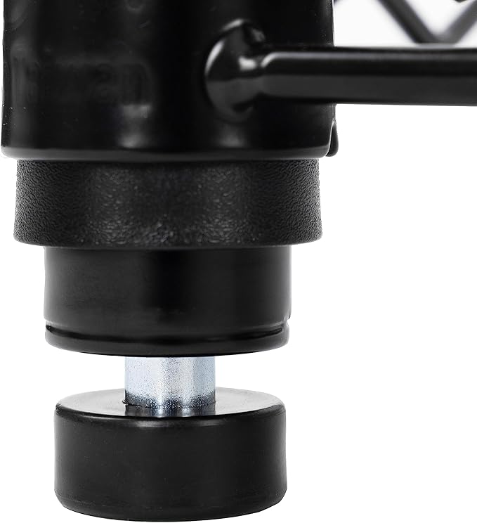 Seville Classics UltraDurable Heavy Duty NSF Solid Steel Wire Rack Storage Unit, Organizer for Garage, Warehouse, Office, Restaurant, Classroom, Kitchen, Black, 5-Tier Shelving, 60" W x 24" D