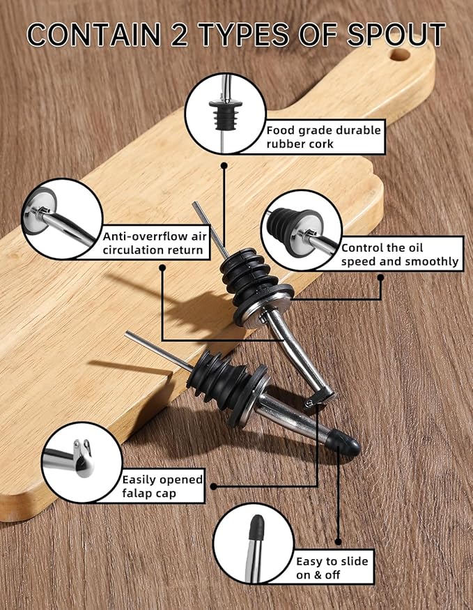 Sweejar Ceramic Olive Oil Dispenser Bottle,24 Oz Opaque Cruet Protects EVOO Oil to Reduce Oxidation, Suitable for Storage Vinegar, Coffee Syrups, Liquids (Beige)