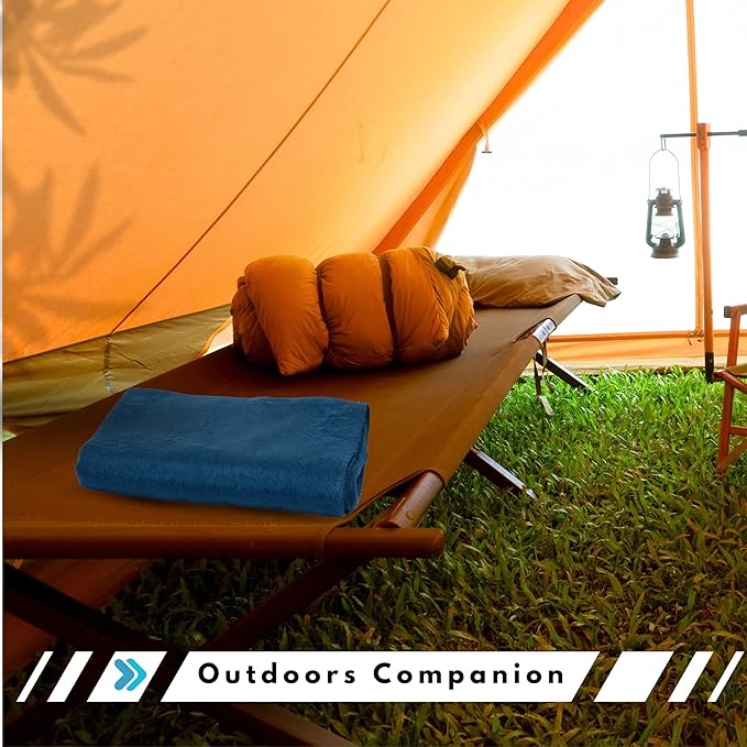 Alpaca Wool Throw Blanket | Warm, Ultra-Soft, Breathable, Non-Itchy Blanket-Throw | Hypoallergenic and Beautiful Fabric (Pacific Blue)