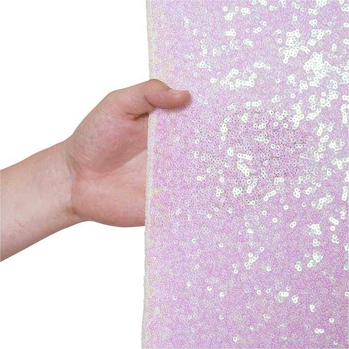 Eternal Beauty Christmas Tree Skirt, 36 Inch White Iridescent Sequin Tree Skirt Small Xmas Tree Skirt for Christmas Tree Decorations