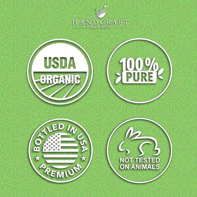 Handcraft Blends Organic Tea Tree Essential Oil – 1 Fl Oz – 100% Pure and Natural – Premium Grade Essential Oil for Diffuser and Aromatherapy