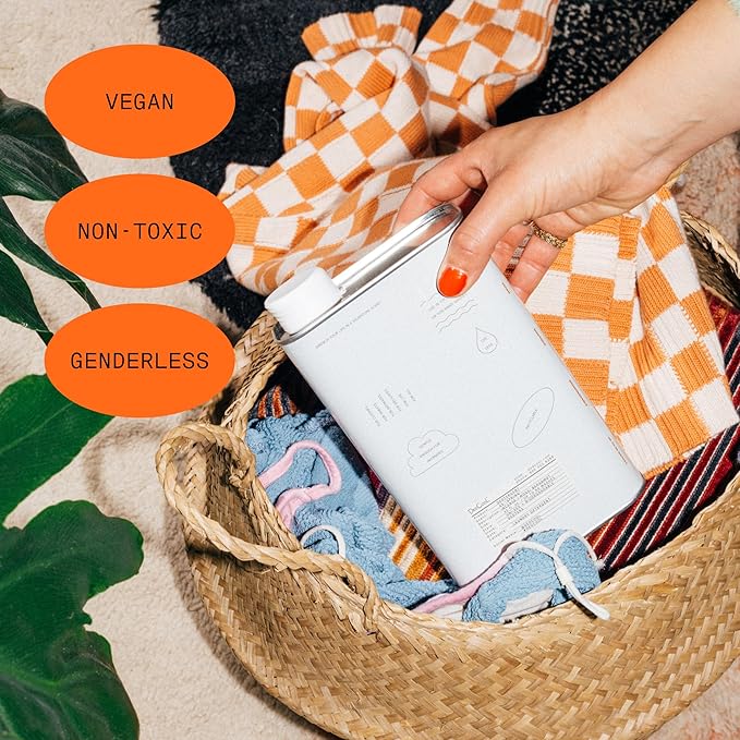 DedCool Liquid Laundry Dedtergent (Xtra Milk, 32 fl oz), Luxurious Fragrance, Scented, Removes Stains, Ideal for 60 Washes, Infused with Natural Essential Oils, Vegan, Non-Toxic, Cruelty & Dye Free