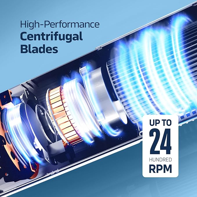 36” Oscillating Tower Fan, 3 Speed Portable Fan Tower With Remote Control, Quiet Operating Floor Fan for Bedroom with 7.5 Hr Auto Off Timer, Modern Design Room Cooling Fan For Home & Office