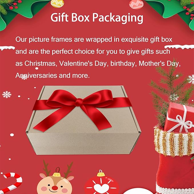 8x10 Picture Frame Set of 4, 8 x 10 Wood Photo Frames with Mat for 5x7, Rustic Natural Wooden Frame with Real Glass Cover for Wall and Tabletop Display,Distressed White