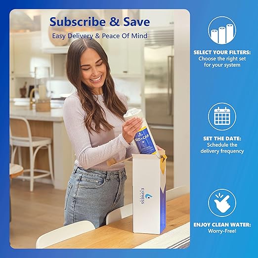 Express Water Ultraviolet Reverse Osmosis Water Filtration System – 6 Stage RO UV Water Filter with Faucet and Tank – UV Under Sink Water Filter – 100 GPD