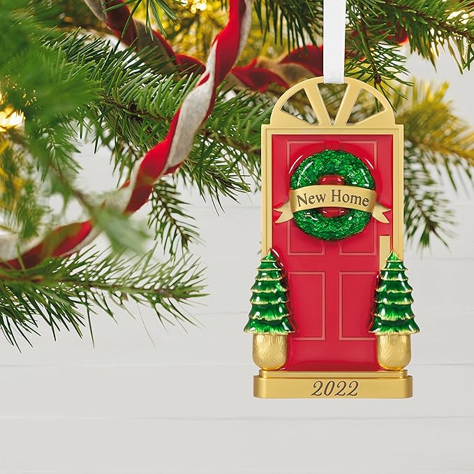 Hallmark Keepsake Christmas Ornament, Metal, 2022, New Home, House Warming Gifts for New Home