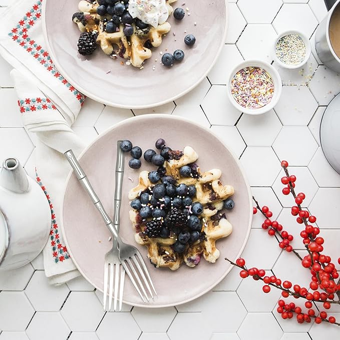 Hampton Forge Hampton Signature – Bamboo – 20 Piece Flatware Set, Service for 4