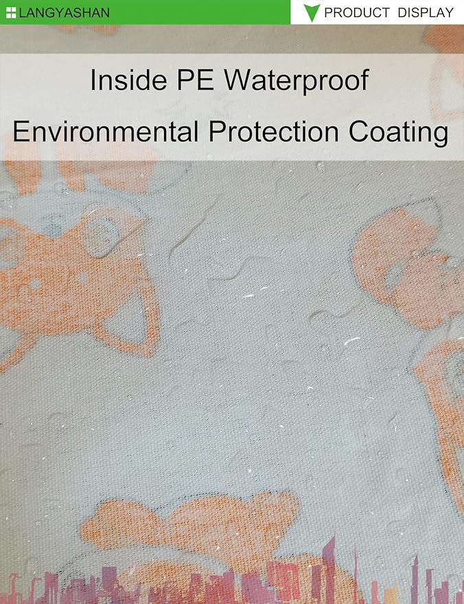 LANGYASHAN Rectangular Storage Bin Collapse Canvas Fabric Cartoon Storage Basket with Handles for Organizing Home Kitchen Boys and Girls Toys Office Closet Shelf Baskets(Rec Fox)