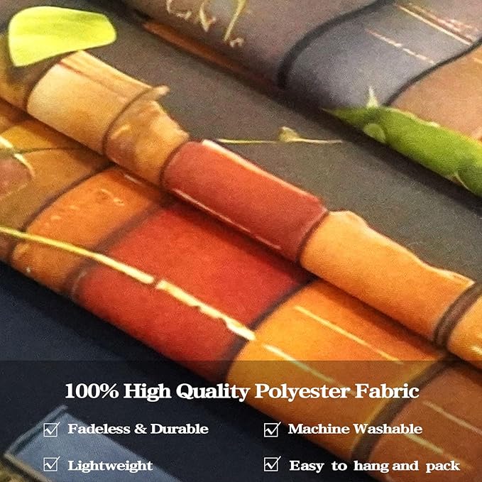 Accnicc Plant Cat Bookshelf Tapestry Botanical Floral Flower Cats Book Tapestries Wall Hanging Vintage Library Small Tapestry for Bedroom Living Room Dorm 60 x 44 inch