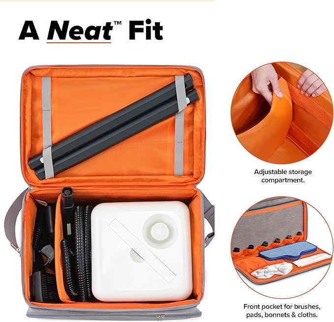 Dupray Neat Steam Cleaner with 18-Piece Kit – (Neat with the Awesome Bag) Powerful, chemical-free cleaning for floors, cars, tiles, grout, and more. *Kills 99.9% of Bacteria and Viruses