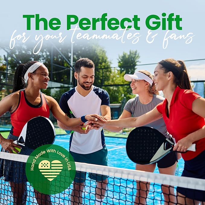 Eat Dink and Be Merry Pickleball Paddle Christmas Ornament, a US Family-Owned Business - Sportybella Pickleball Gifts Christmas Tree Decorations, Sports Enthusiast Pickleball Paddles Decor