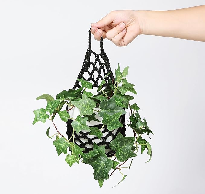 2PK Wall Planters for Indoor Plants, Macrame Plant Hanger | Wall Planter, Plant Hanger, Hanging Planter (2PK, for 6 inch Pot)