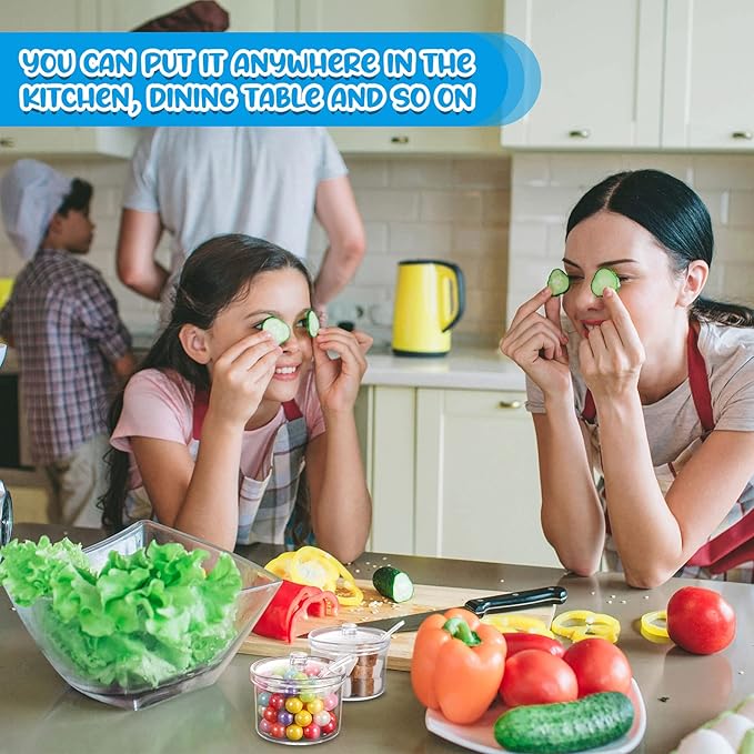 Patelai 4 Pieces Sugar Bowl Acrylic Clear Sugar Bowl with Lid and Salt Spoon Storage Jar with Airtight Lid for Salt, Tea, Spices, Herbs, Condiments(7.1 oz)