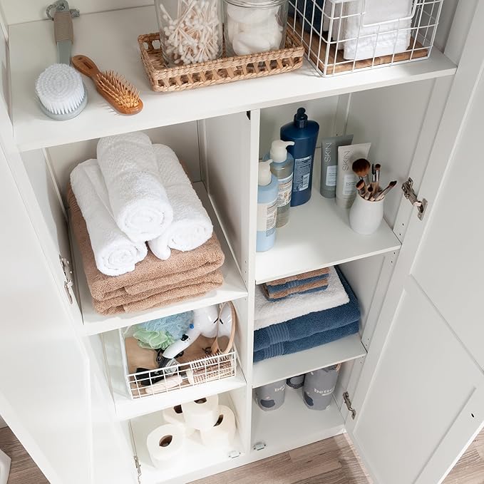 Sauder Miscellaneous Storage Cabinet, White Finish