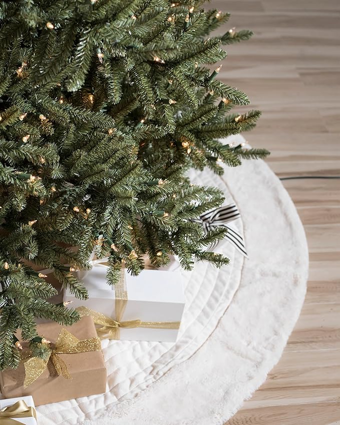 Balsam Hill 6ft Pre-Lit Classic Blue Spruce - Artificial Christmas Tree with 1,664+ Tips, 600 Clear LED Lights, Easy Plug System, Premium Stand & Storage Bag for Indoor Holiday Decorating