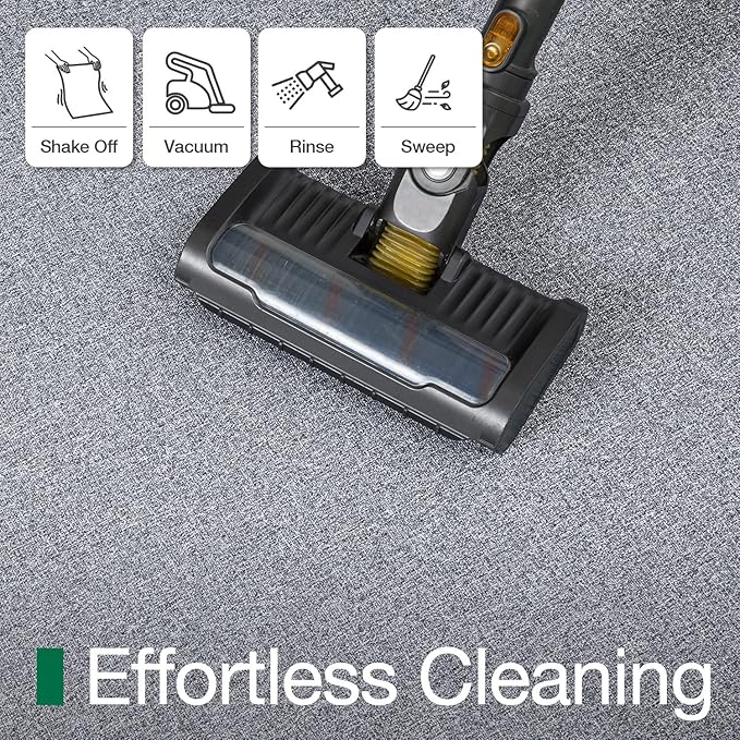 LUMI Ultra Thin Door Mat for Entryway,36"x59" Low Profile Non Slip Rubber Backing Indoor Doormat, Easy Clean Welcome Entrance Mat for Inside House, Patio,Light Grey