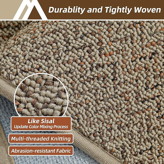 COSY HOMEER-Door-Mat 32"x48" Non Slip Absorbent Entryway Rugs Dirt Trapper Doormats Washable Entrance Mats Low Pile Welcome Floor Mat for Front Back Door and Entry Mats,Taupe