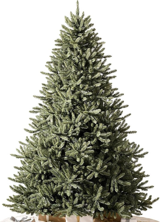 Balsam Hill 6.5ft Unlit Classic Blue Spruce - Artificial Christmas Tree with 2,144+ Tips, Premium Stand, Storage Bag & Easy Assembly for Indoor Holiday Decorating