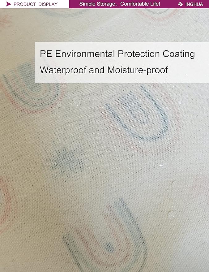 Rectangular Storage Basket Fabric Organizer Bin for Toys,Books,Clothes,Gifts,Pets-Perfect for Home,Office,Nursery,Dorm,Shelf(Rec-Star Rainbow )