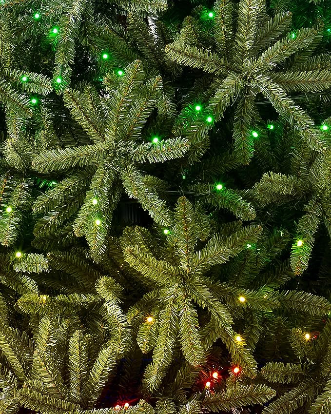 Balsam Hill 7ft Pre-Lit Classic Blue Spruce - Artificial Christmas Tree with Twinkly Lights, Easy Plug Technology, Premium Stand & Storage Bag for Indoor Holiday Decorating